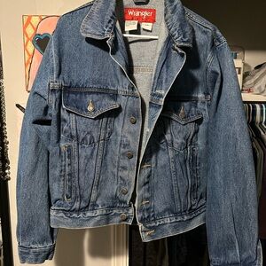 Wrangler Hero Red and Blue Denim Jacket